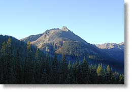 Mountains in the morning