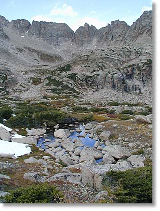 Lake Isabell from above