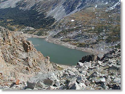 Lake Isabell from above
